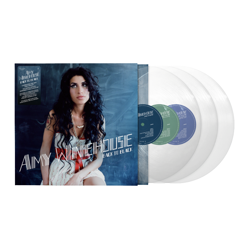 Amy Winehouse Back To Black 20 Deluxe Clear Vinyl 3LP 456647