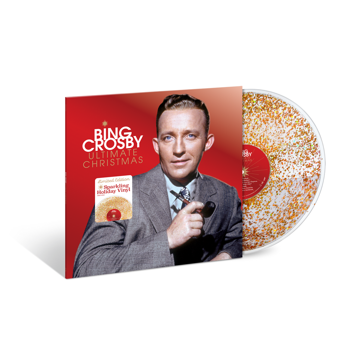 Bing Crosby Ultimate Christmas (Sparkling Holiday Series) Liquid Glitter Vinyl 463251