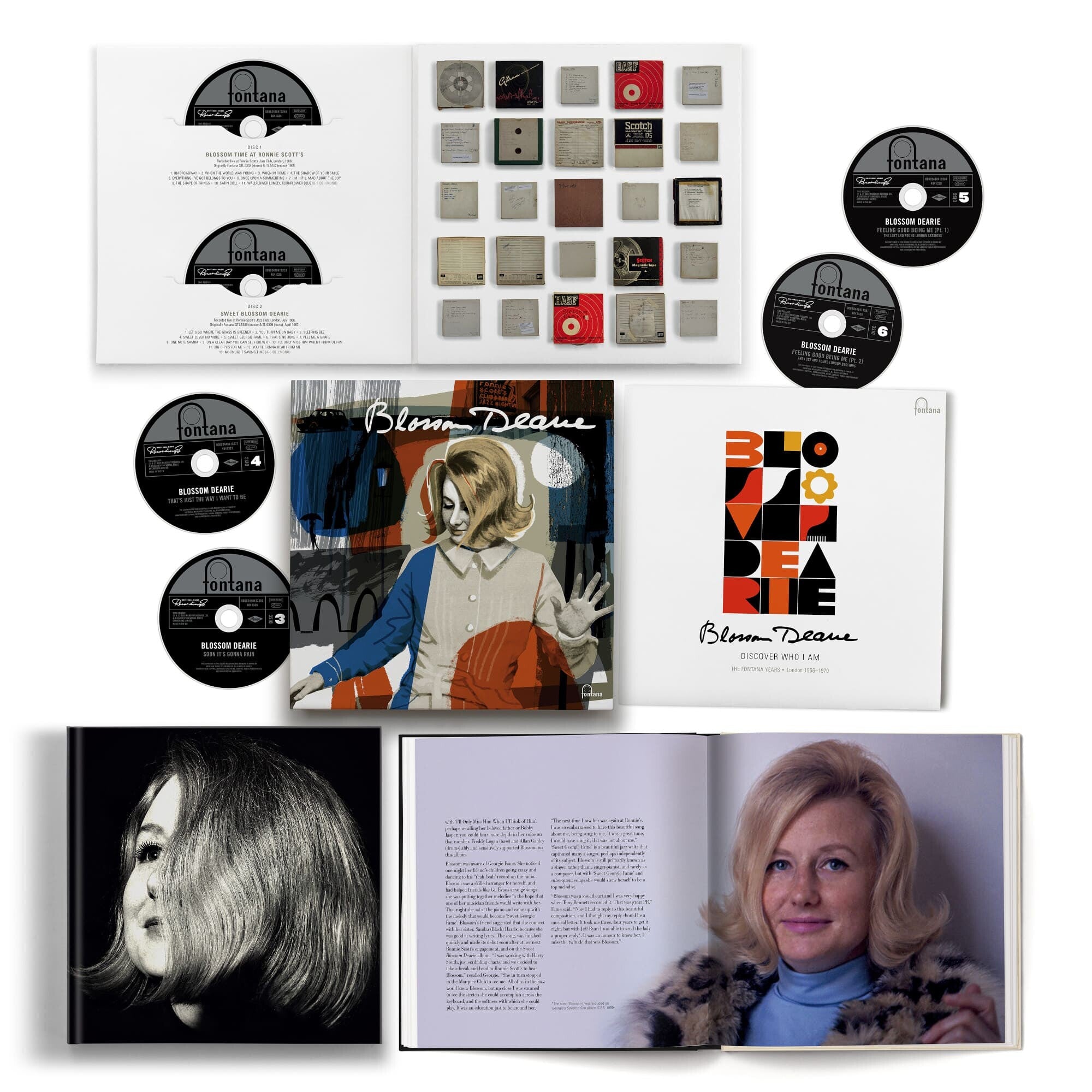 Blossom Dearie Discover Who I Am: Blossom Dearie In London (The Fontana Years: 1966-1970) 6CD Box 293883