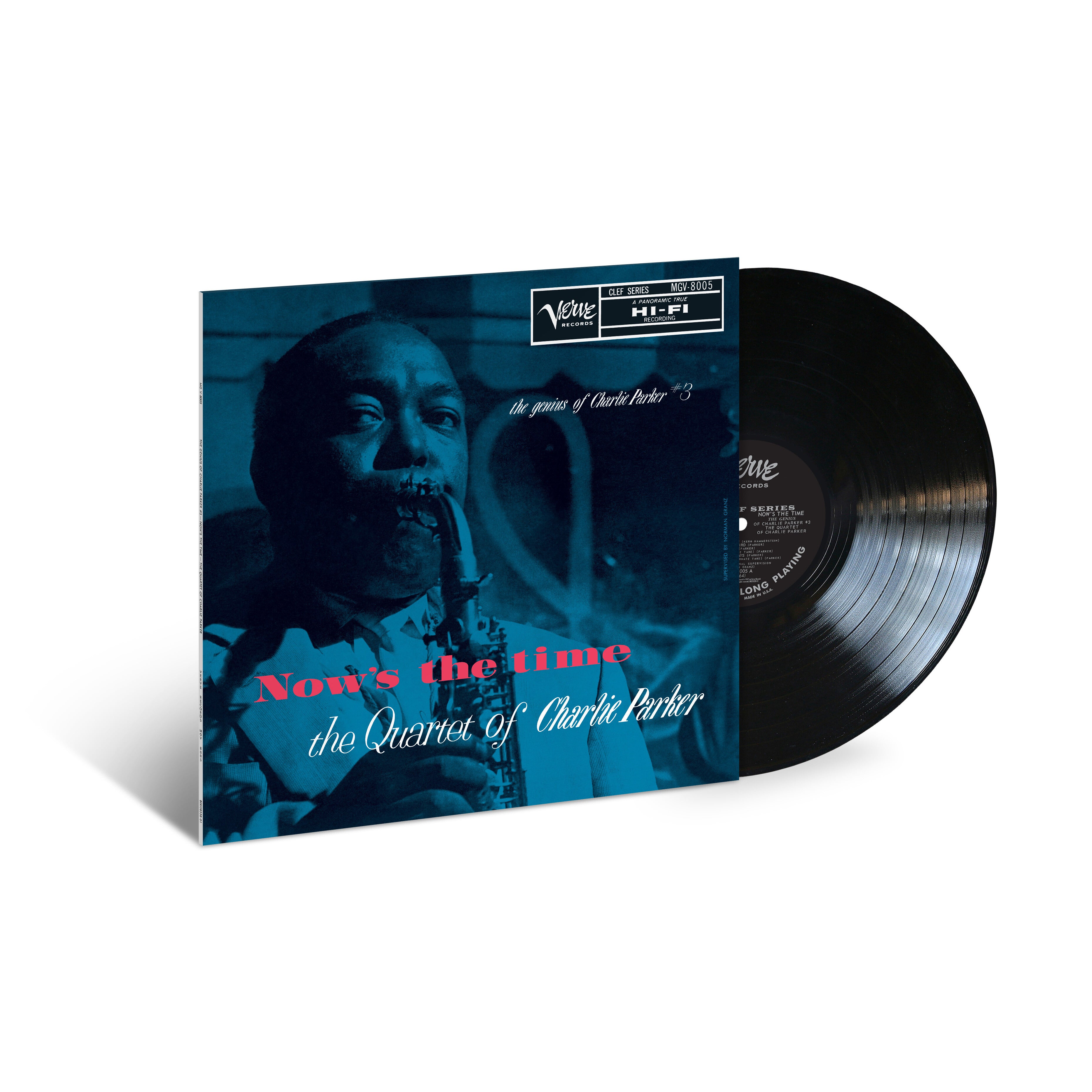 Charlie Parker Quartet Now’s The Time: The Genius of Charlie Parker, Vol. 3  Verve By Request Vinyl 333213
