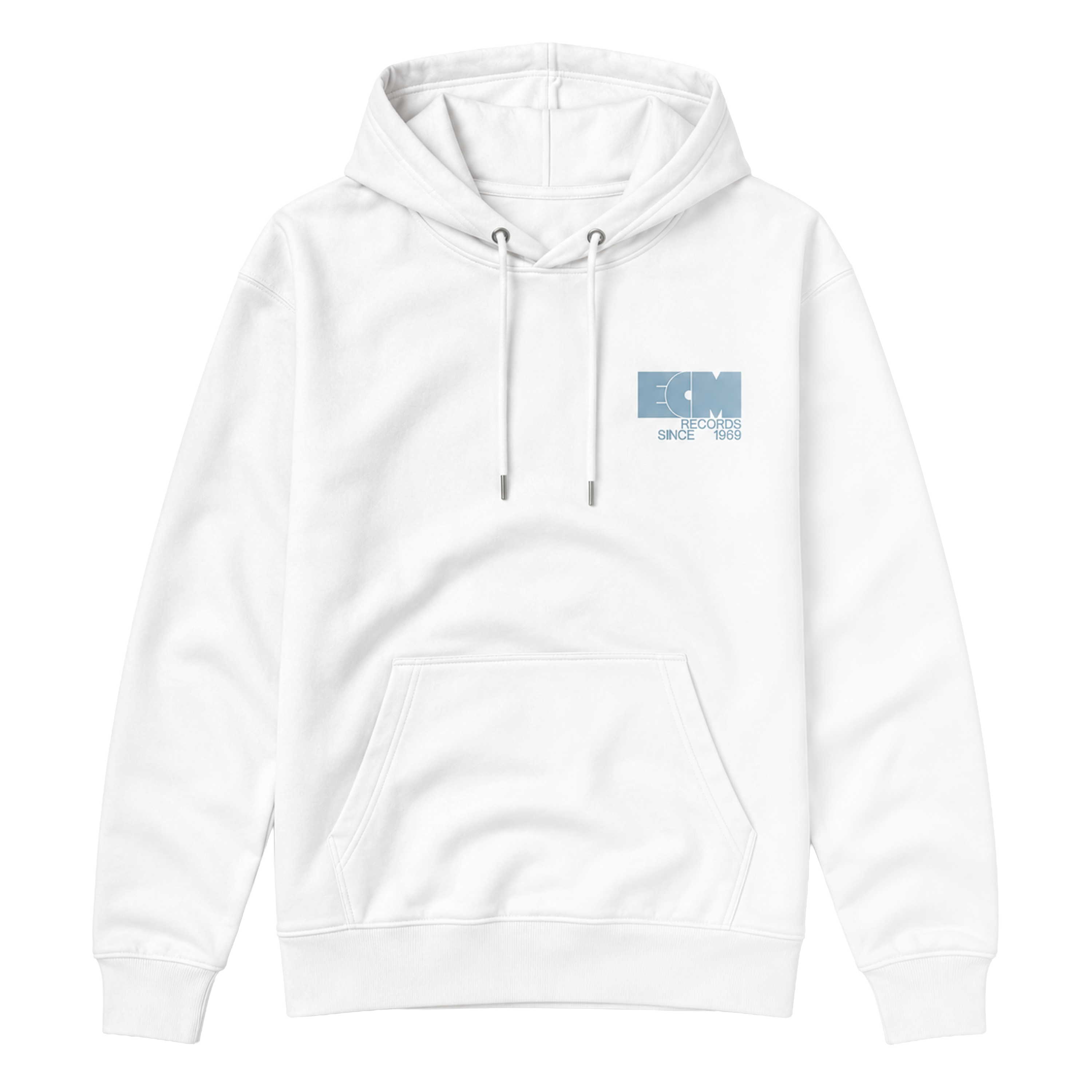 ECM Merch ECM Logo Hoodie White Kapuzenpullover 452100