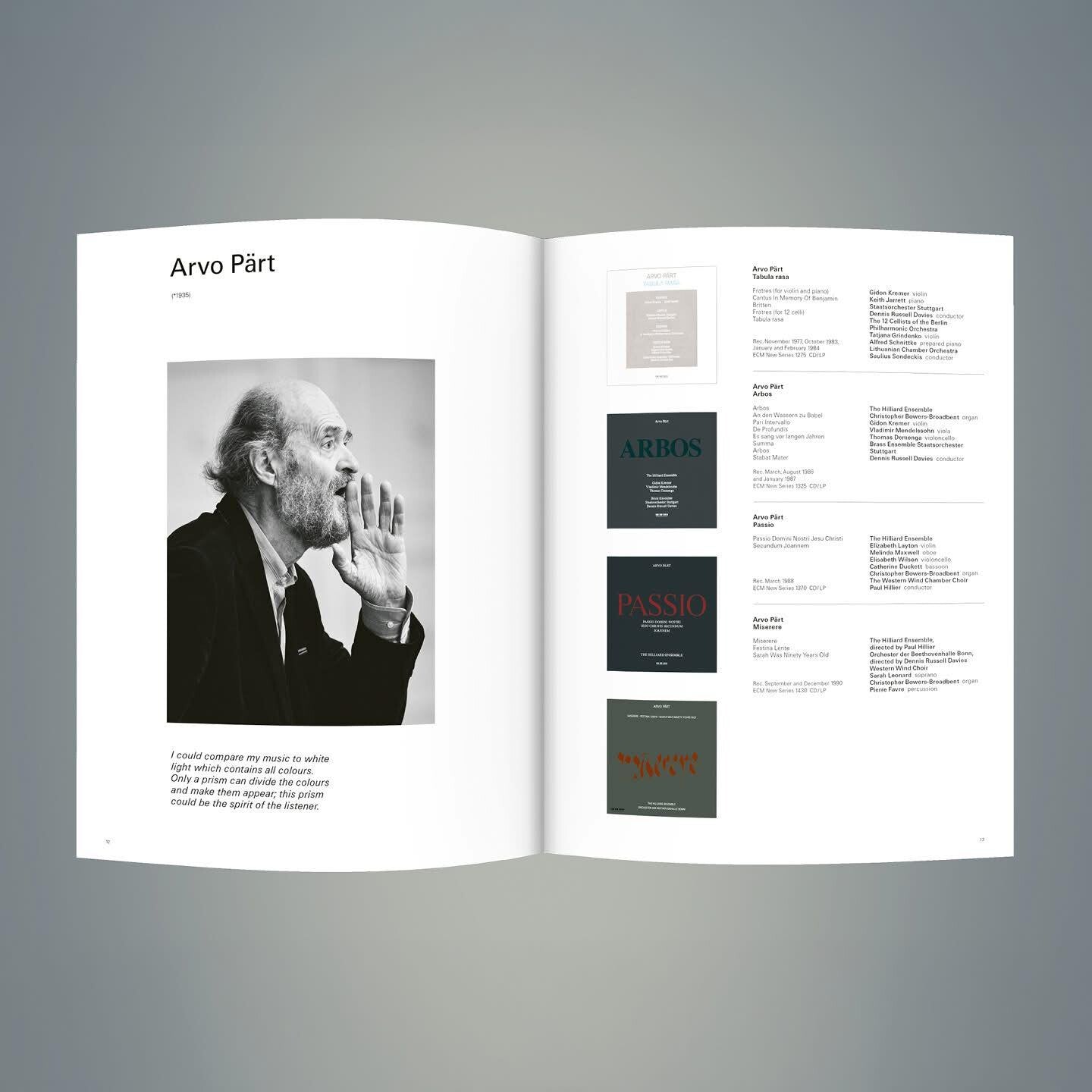 ECM New Series Merch ECM New Series – A Compendium (Katalog) Buch 396371