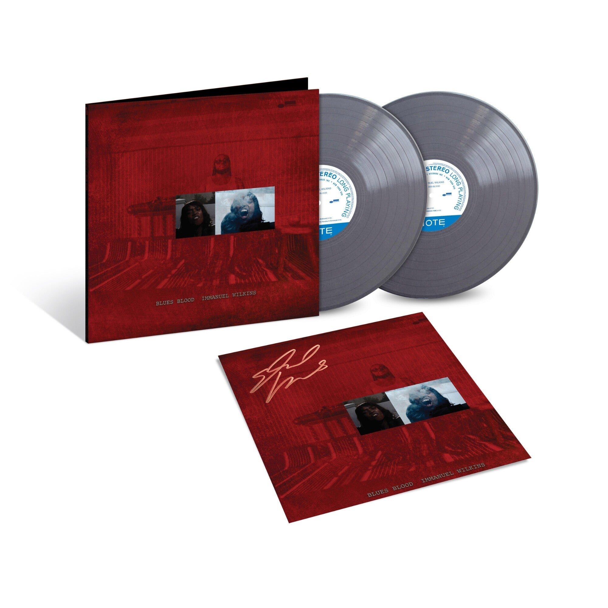 Immanuel Wilkins Blues Blood 2LP - Exclusive Silver Vinyl + Signed Art Card 391992