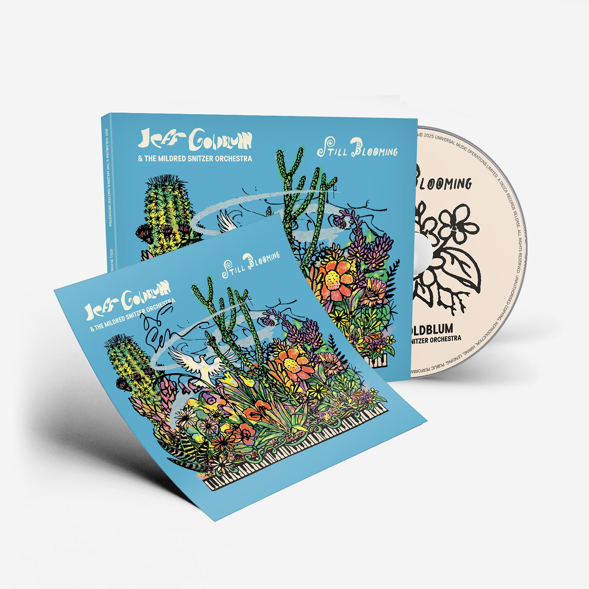 Jeff Goldblum Still Blooming CD + Signed Art Card (CD size) 395606