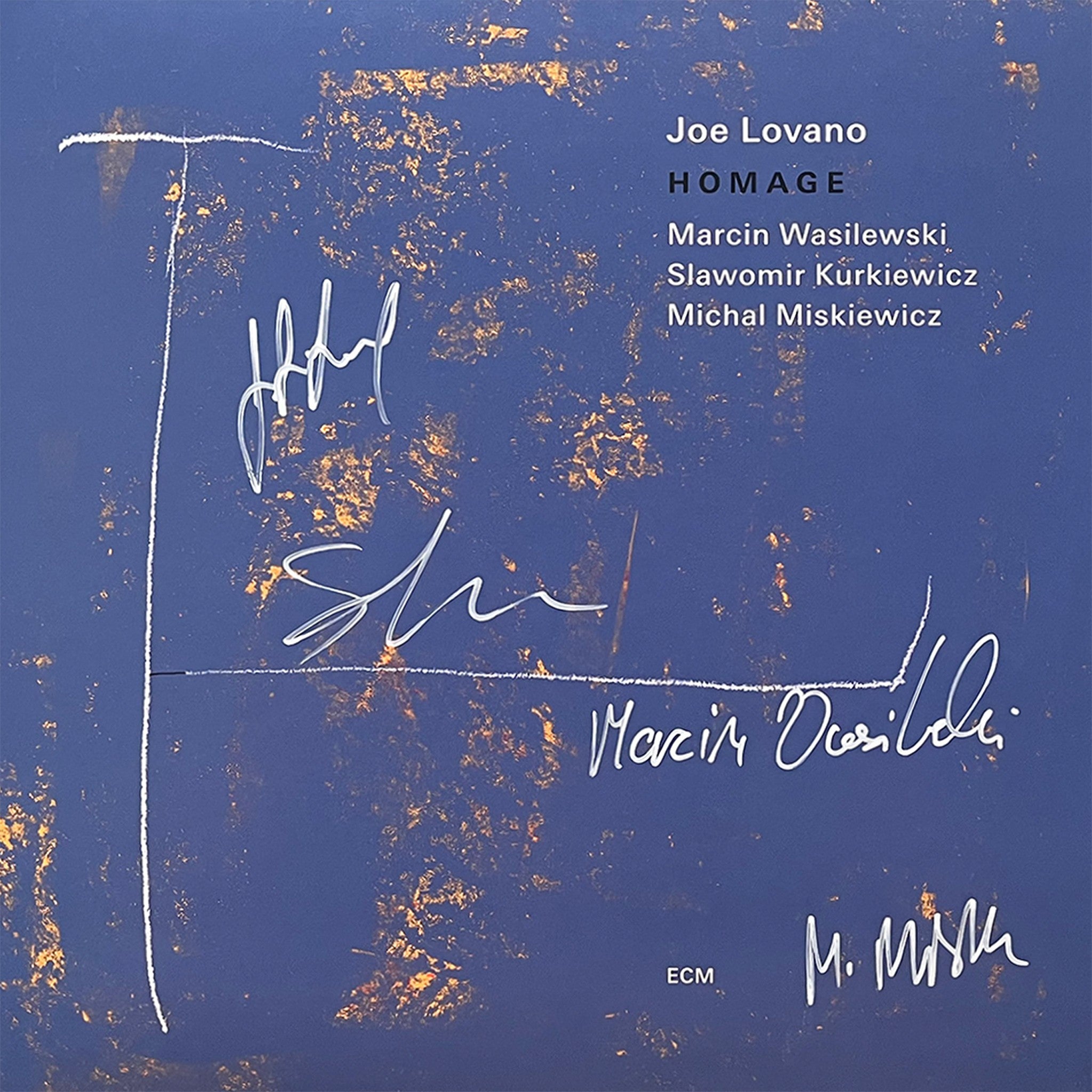 Joe Lovano & Marcin Wasilewski Trio Homage Signierte LP 414638