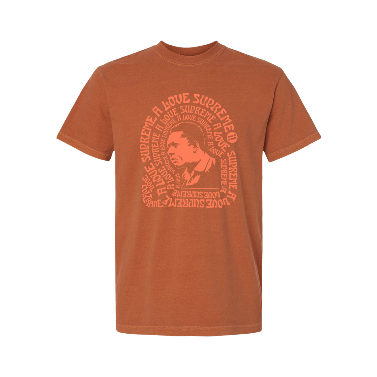 John Coltrane Love Supreme Orange T-Shirt 459411