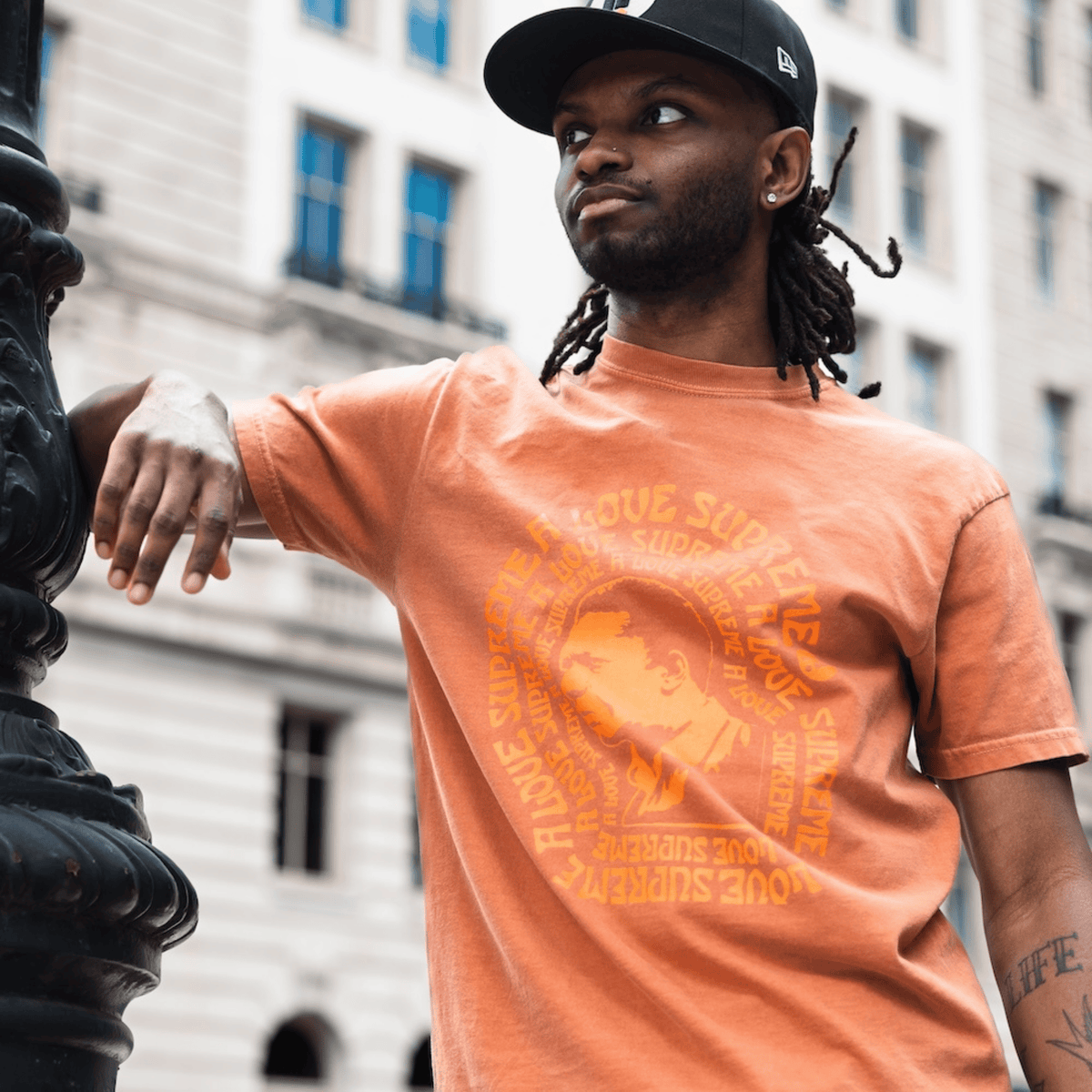 John Coltrane Love Supreme Orange T-Shirt 459413