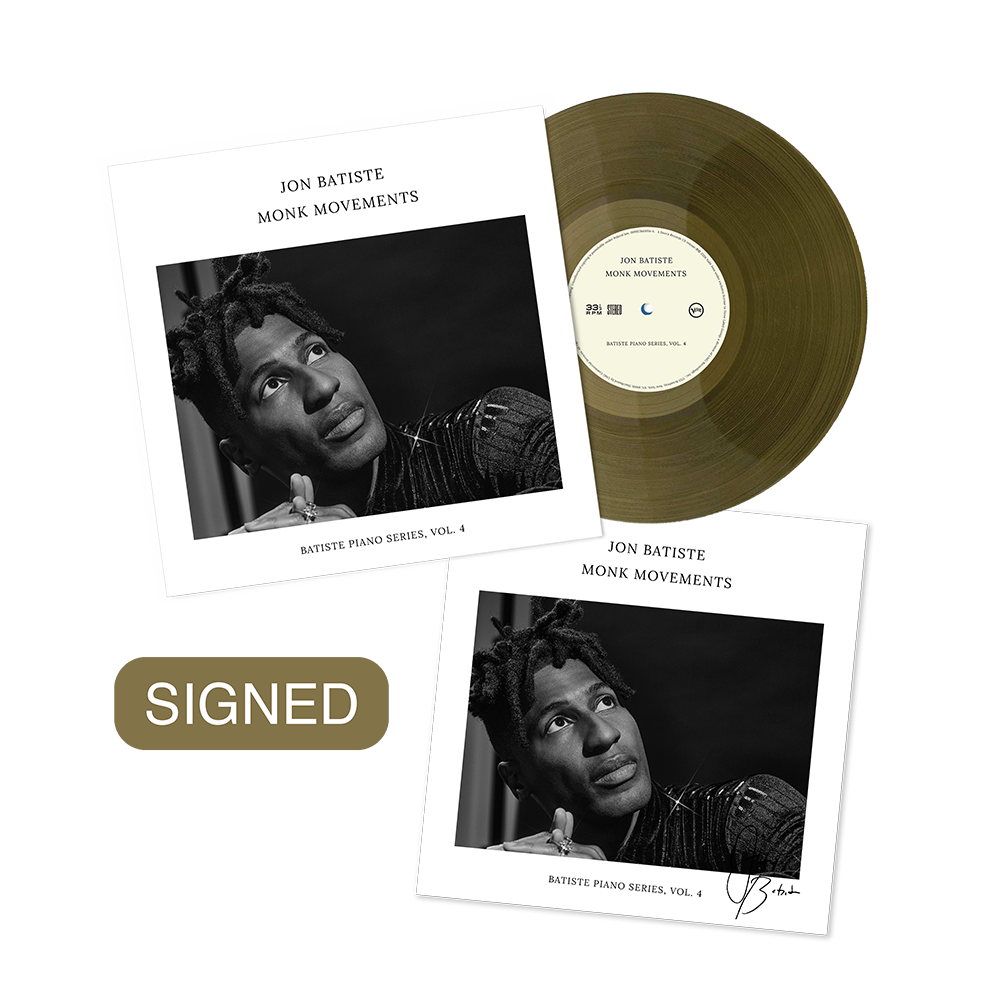 Jon Batiste Monk Movements Transparent Burnt Vinyl + signed art card 446622