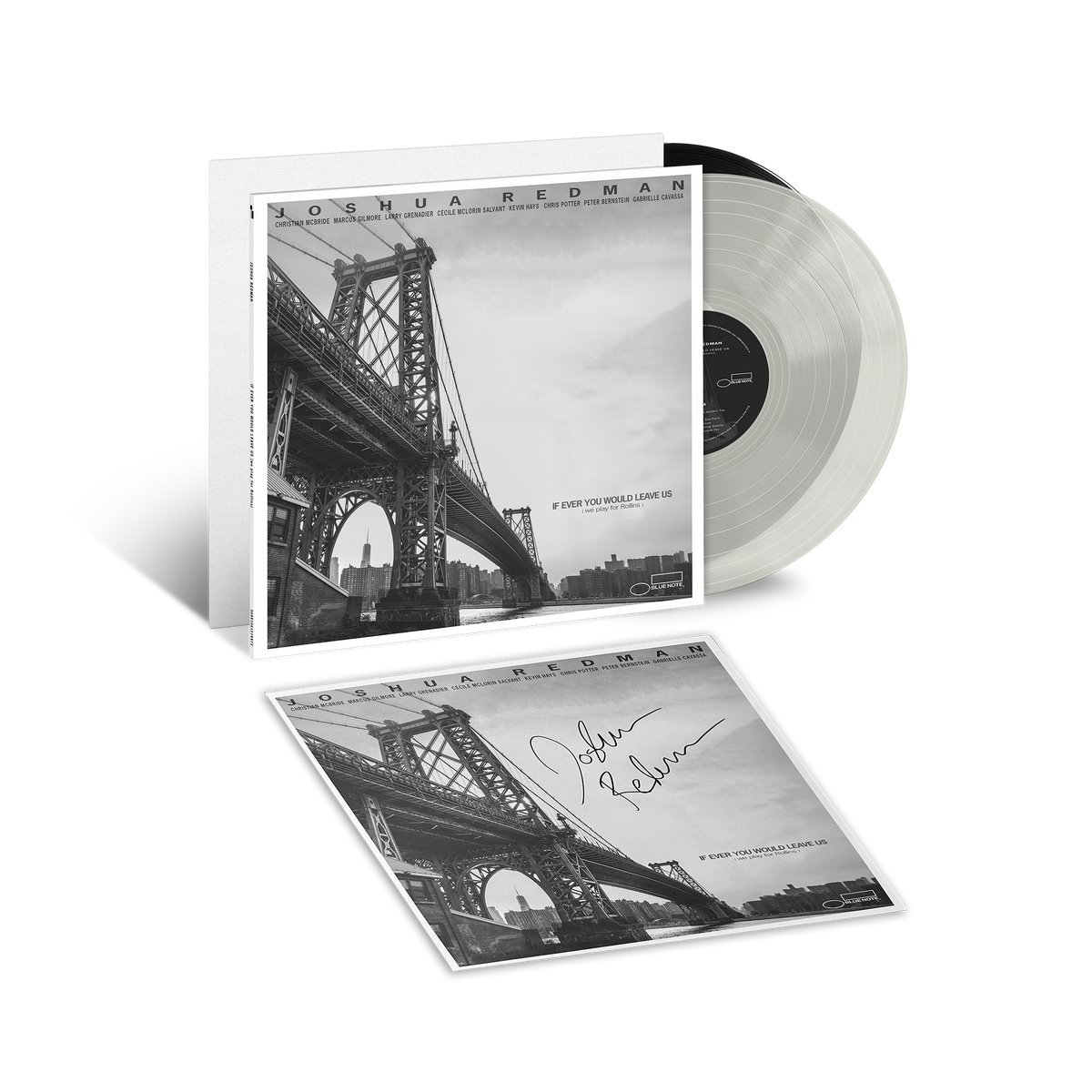Joshua Redman If Ever You Would Leave Us (we play for Rollins) Col. LP + sign. AC + WL 459401