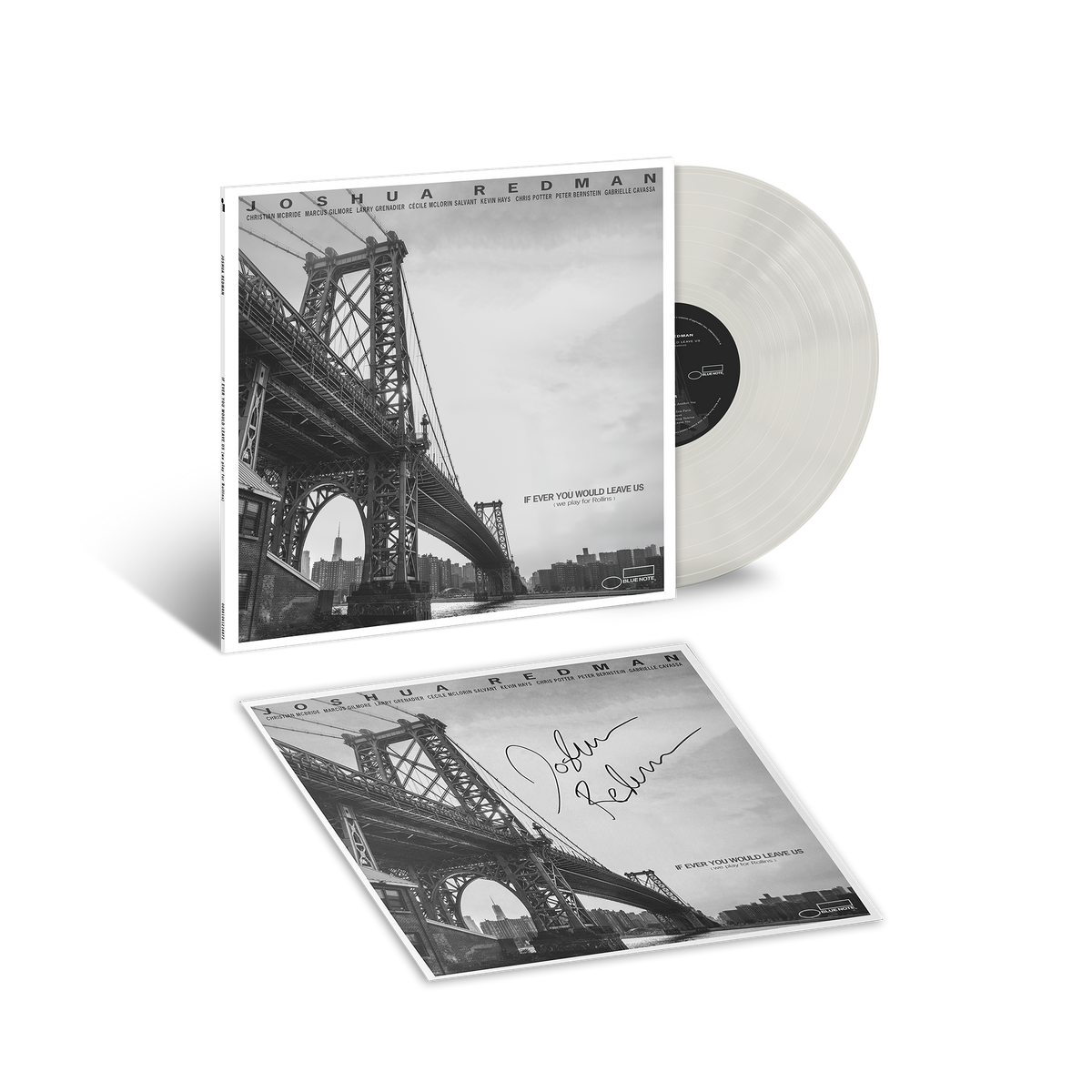 Joshua Redman If Ever You Would Leave Us (we play for Rollins) Col. LP + sign. AC 459393
