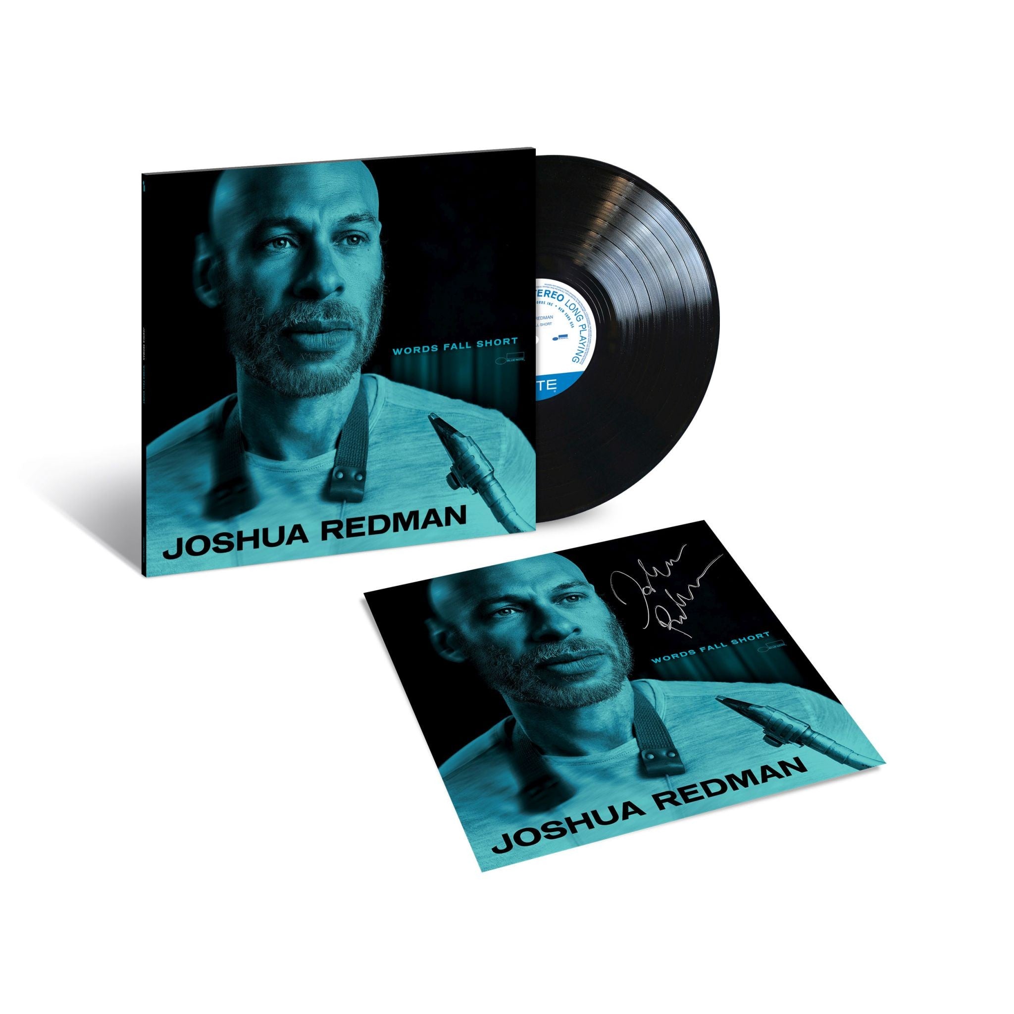 Joshua Redman Words Fall Short LP + Signed Art Card 408911