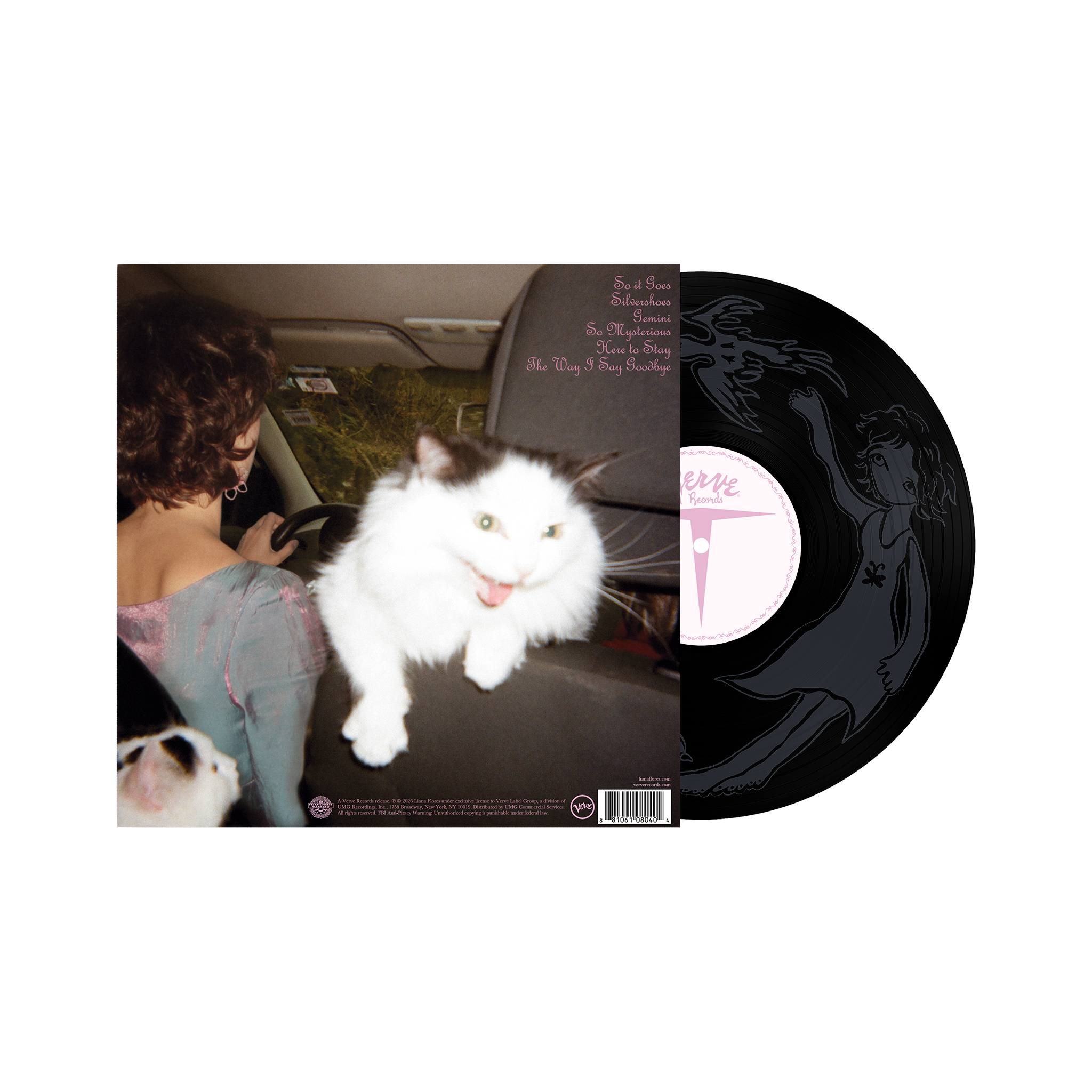 Liana Flores And so it goes Black Vinyl EP - Etched B-Side 456429