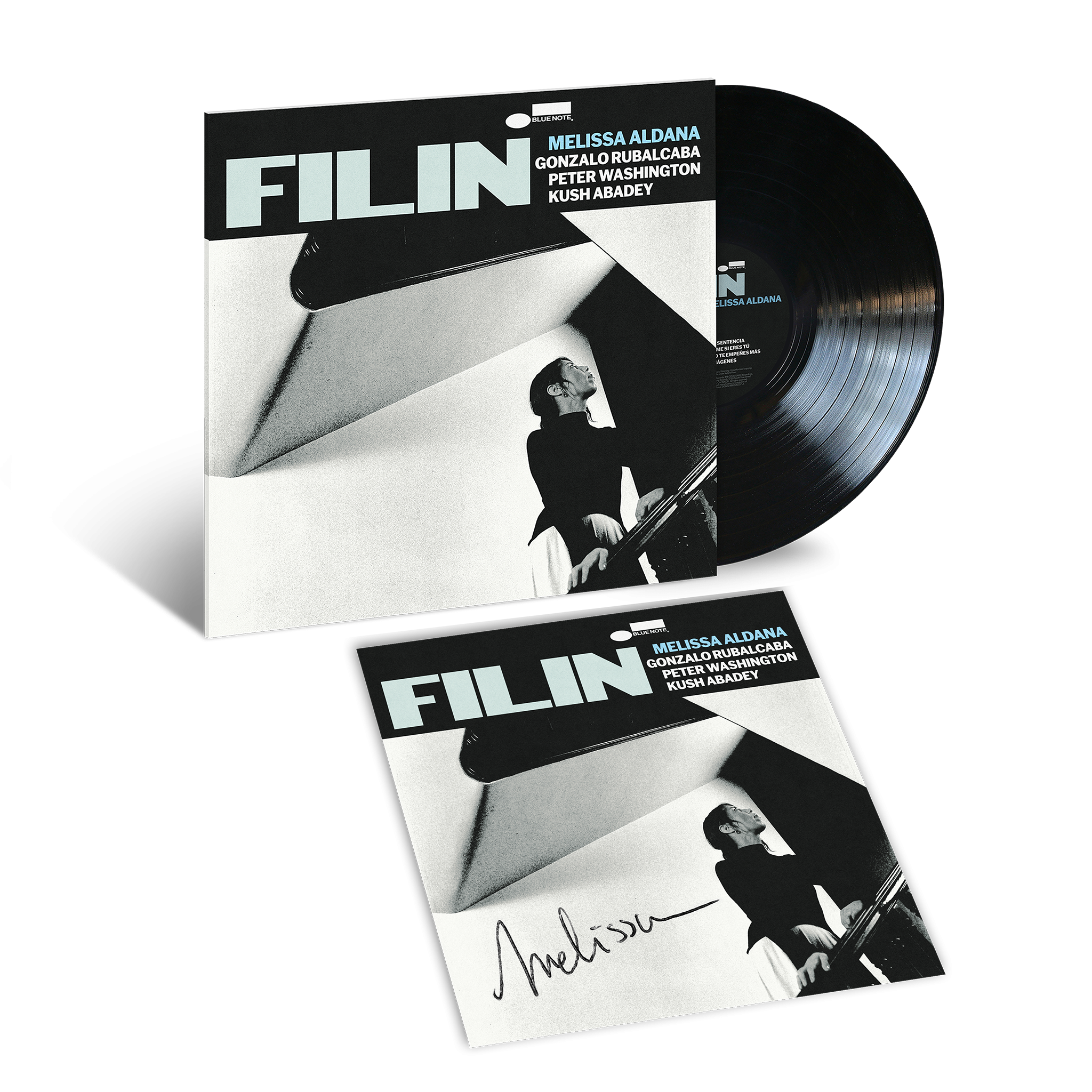 Melissa Aldana Filin LP + signed Art Card + White Label 436973