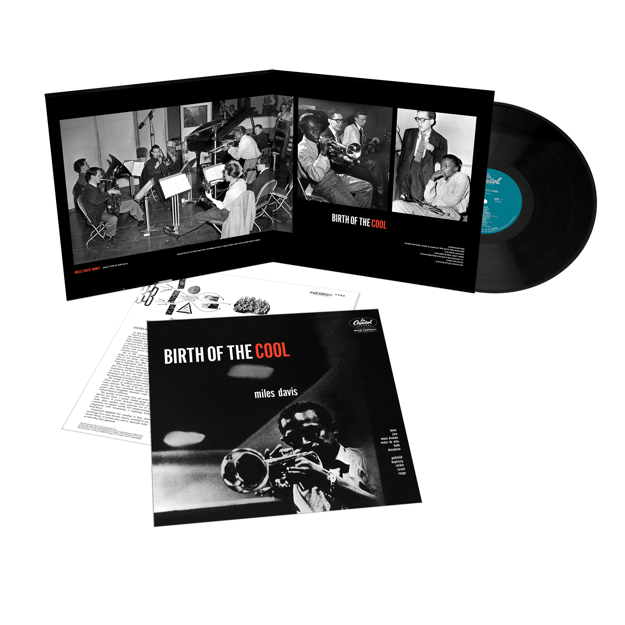 Miles Davis Birth Of The Cool Tone Poet Vinyl + Art Print 440173