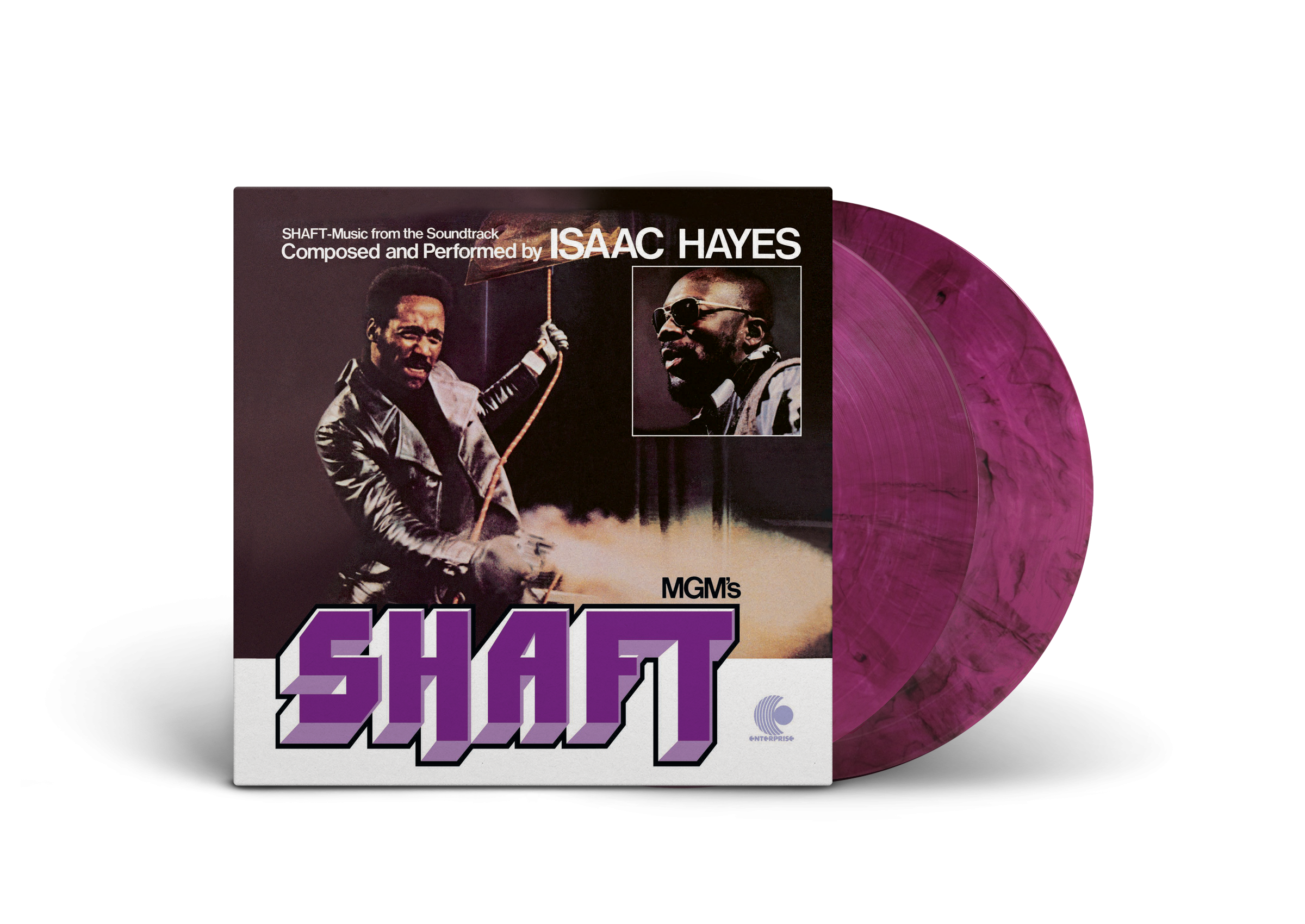 Original Soundtrack & Isaac Hayes Shaft 2LP Purple Smoke 439663