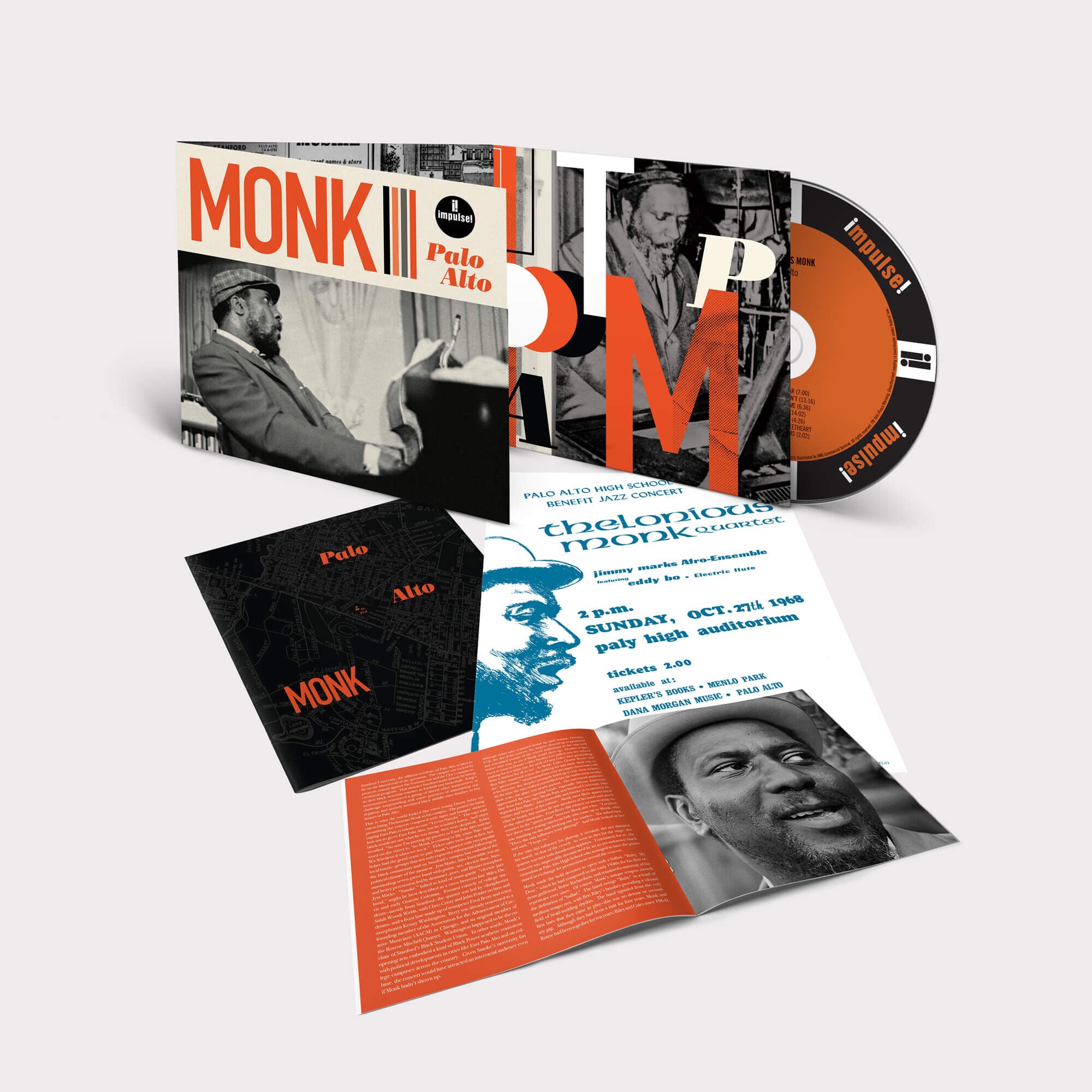 Thelonious Monk The Palo Alto High School Concert (1968) CD 190766