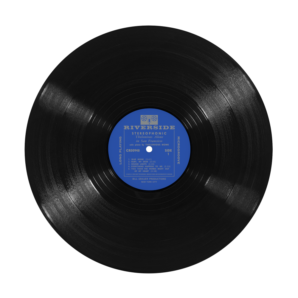 Thelonious Monk Thelonious Alone In San Francisco (Original Jazz Classics Series)   Vinyl LP 433003