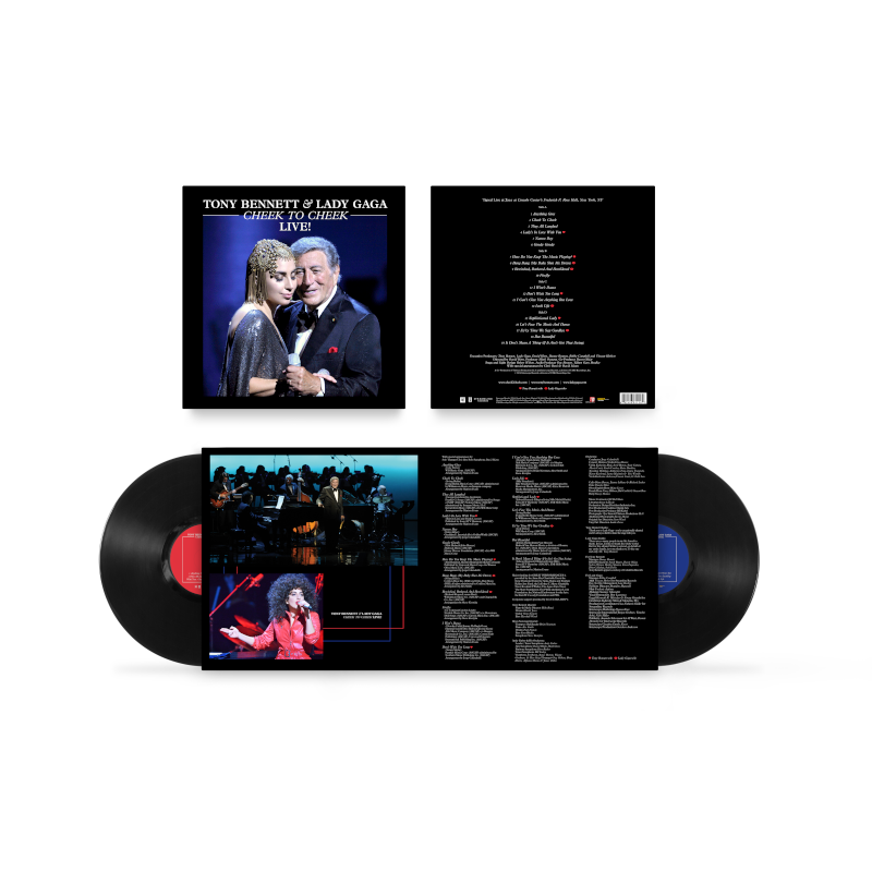 Tony Bennett, Lady Gaga, Chris Botti, David Mann Cheek To Cheek Live! 2LP Black 262705