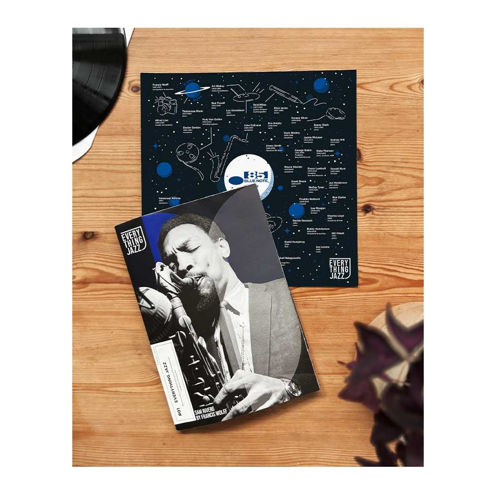 Various Posterzine® #01: 85 years of Blue Note Records, Joe Henderson Poster + Blue Note Constellation 12” x 12” Print (Exclusive) Posterzine® + 12” x 12” Print 430348