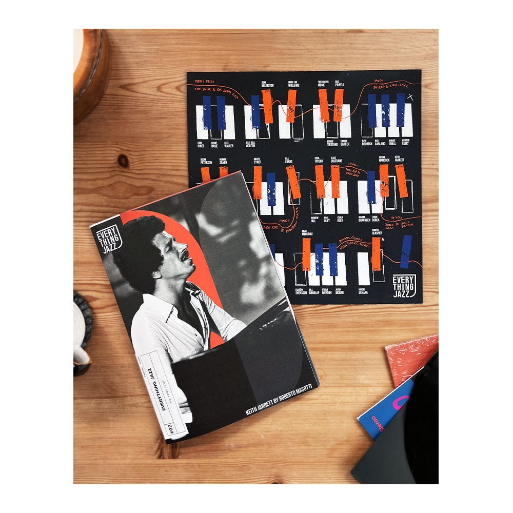 Various Posterzine® #02: The Piano Issue, Thelonious Monk Poster + History Of Jazz Piano 12” x 12” Print (Exclusive) Posterzine® + 12” x 12” Print 430370